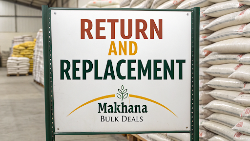 Return and Replacement in Makhana Bulk Deals