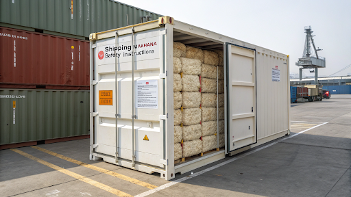 Makhana Storage for Long Distance Shipping